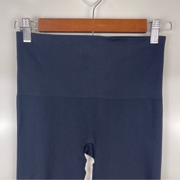 SPANX Look at Me Now Seamless Ankle Leggings Women's Size Medium Blue - Picture 3 of 6